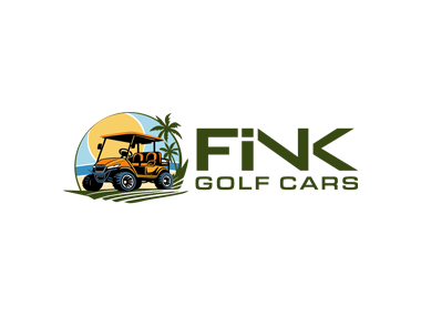 Portfolio example of a rebrand for Fink Golf Cars